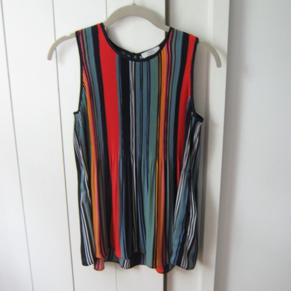 Dalia Striped Sleeveless Top